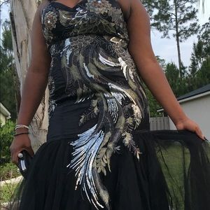 Prom dress, Worn once for 1 hr, Corset Back, sz14
